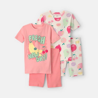 Carter's Little & Big Kid Girls 4-pc. Pajama Set