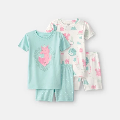 Carter's Toddler Girls 4-pc. Pajama Set