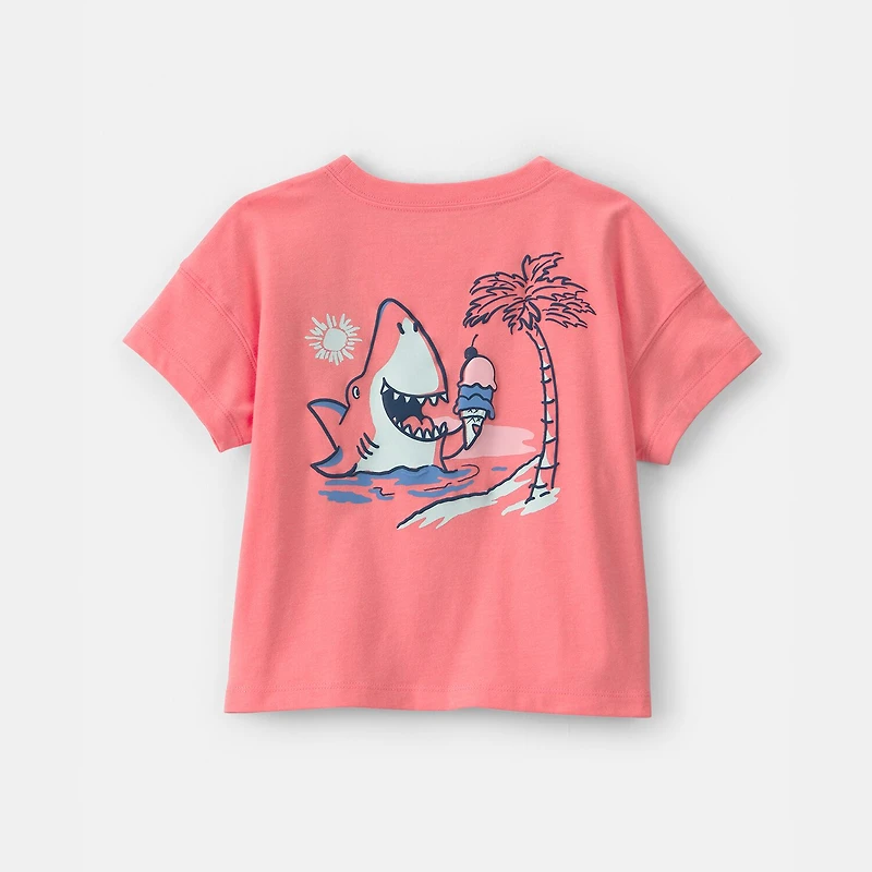 Carter's Toddler Boys Round Neck Short Sleeve T-Shirt