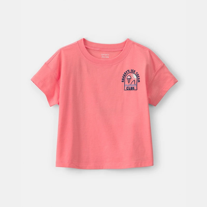 Carter's Toddler Boys Round Neck Short Sleeve T-Shirt