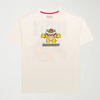 Novelty Mens Crew Neck Short Sleeve Regular Fit Bowser Graphic T-Shirt