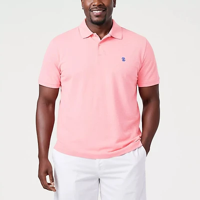 IZOD Advantage Performance Big and Tall Mens Regular Fit Short Sleeve Polo Shirt