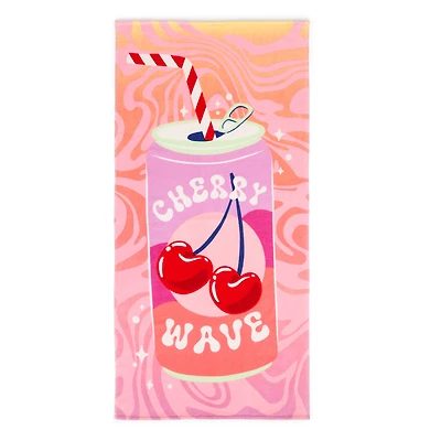 Outdoor Oasis Print Beach Towel
