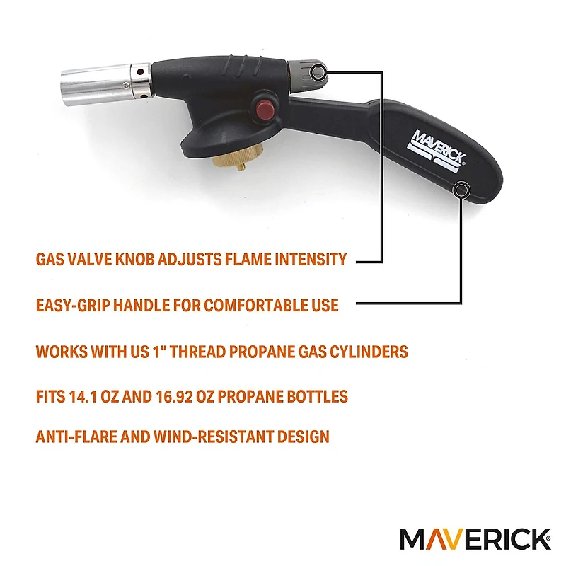 MAVERICK® Hand Propane Kitchen Torch