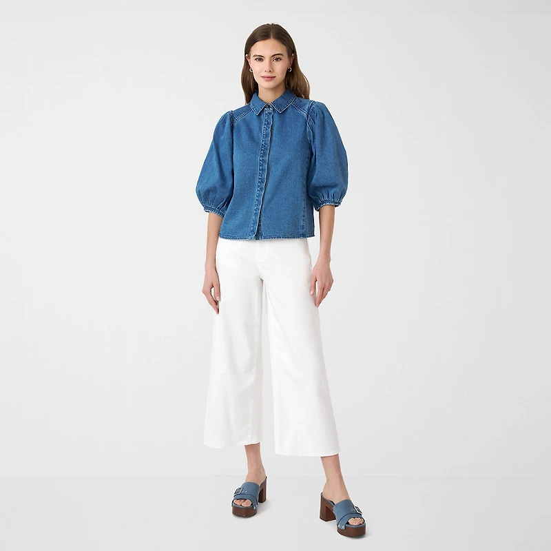 RM Rebecca Minkoff Womens Elbow Sleeve Blouse