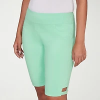 Hearts Of Palm Pull On Womens 11" Mid Rise Bermuda Short
