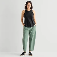 Stylus Womens Round Neck Sleeveless Tank Top