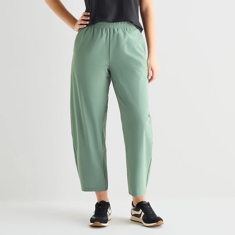 Stylus Womens Wide Leg Mid Rise Pull-On Pant