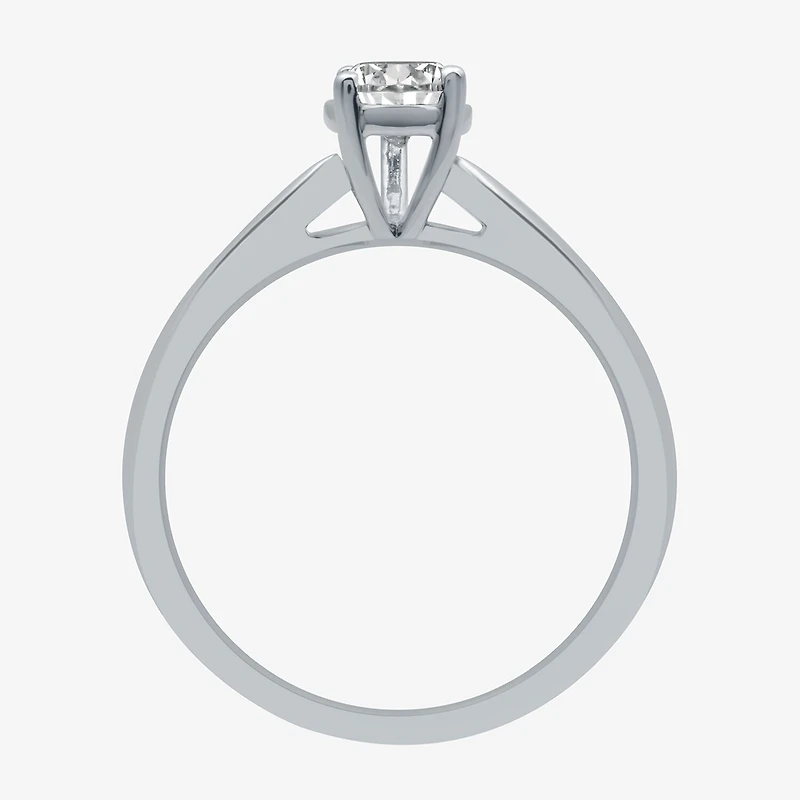 1 CT. Lab-Grown (G / SI2) Diamond Pear Solitaire Engagement Ring 10K or 14K Gold