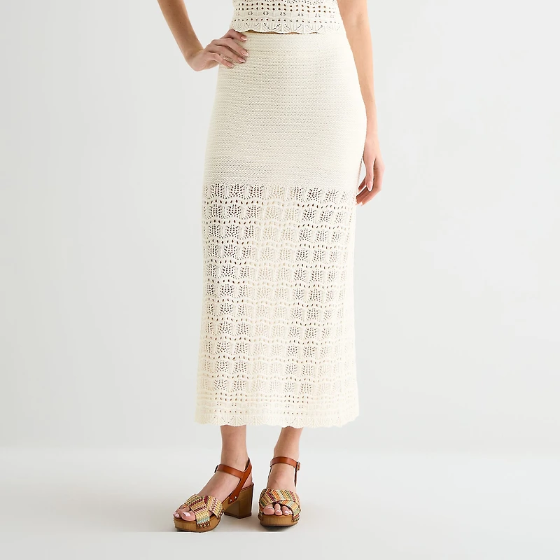 Arizona Womens Juniors Maxi Skirt