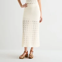 Arizona Womens Juniors Maxi Skirt
