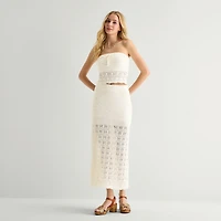 Arizona Womens Juniors Maxi Skirt