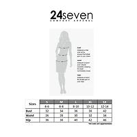 24seven Comfort Apparel Womens Scoop Neck Sleeveless Maxi Dress