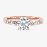 Womens / CT. T.W. Natural Diamond 14K Gold Round Engagement Ring