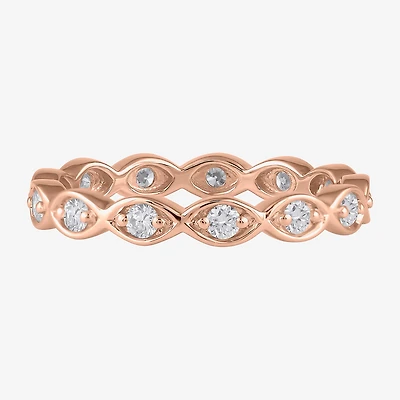 3.5MM 1 CT. T.W. Lab-Grown (F / SI2) Diamond Eternity Band 10K or 14k Gold
