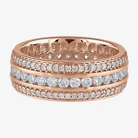 8.5MM 3 CT. T.W. Lab-Grown (F / SI2) Diamond Eternity Band 10K or 14K Gold