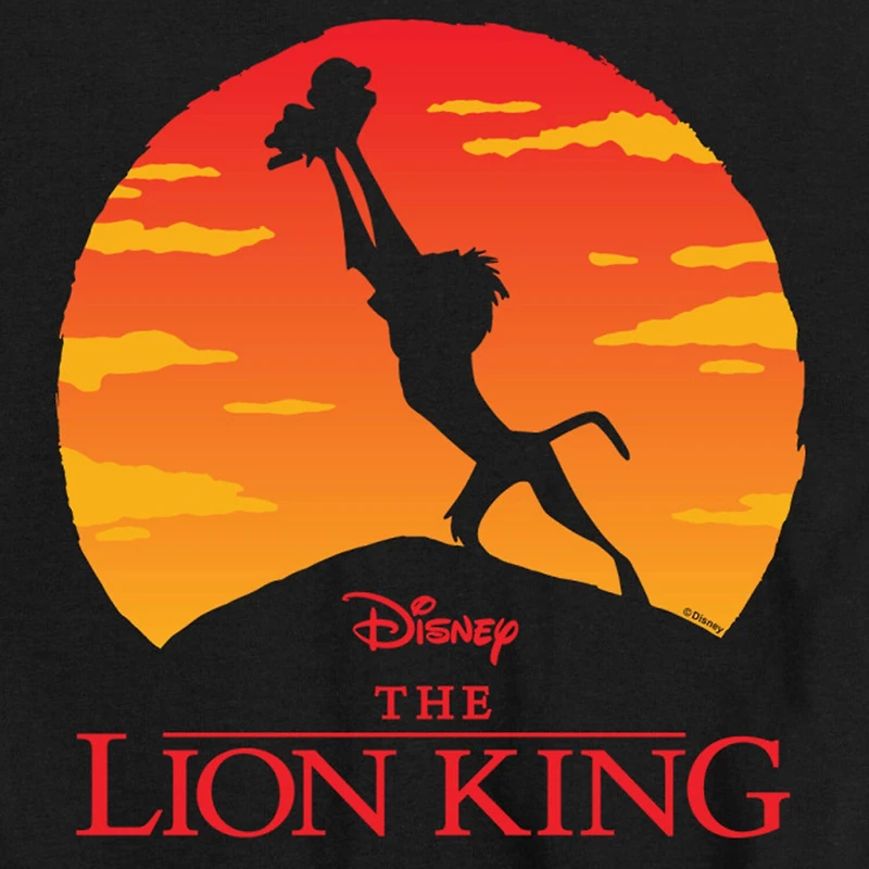 Disney Collection Little & Big Kid Boys Crew Neck Short Sleeve Regular Fit The Lion King Graphic T-Shirt
