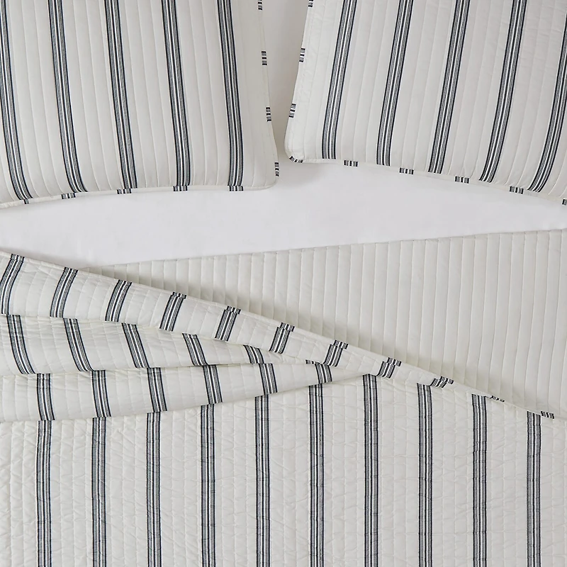 Truly Soft Millennial Stripe Quilt Set