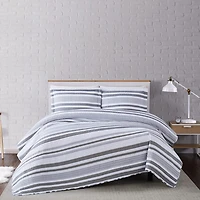 Truly Soft Curtis Stripe Quilt Set