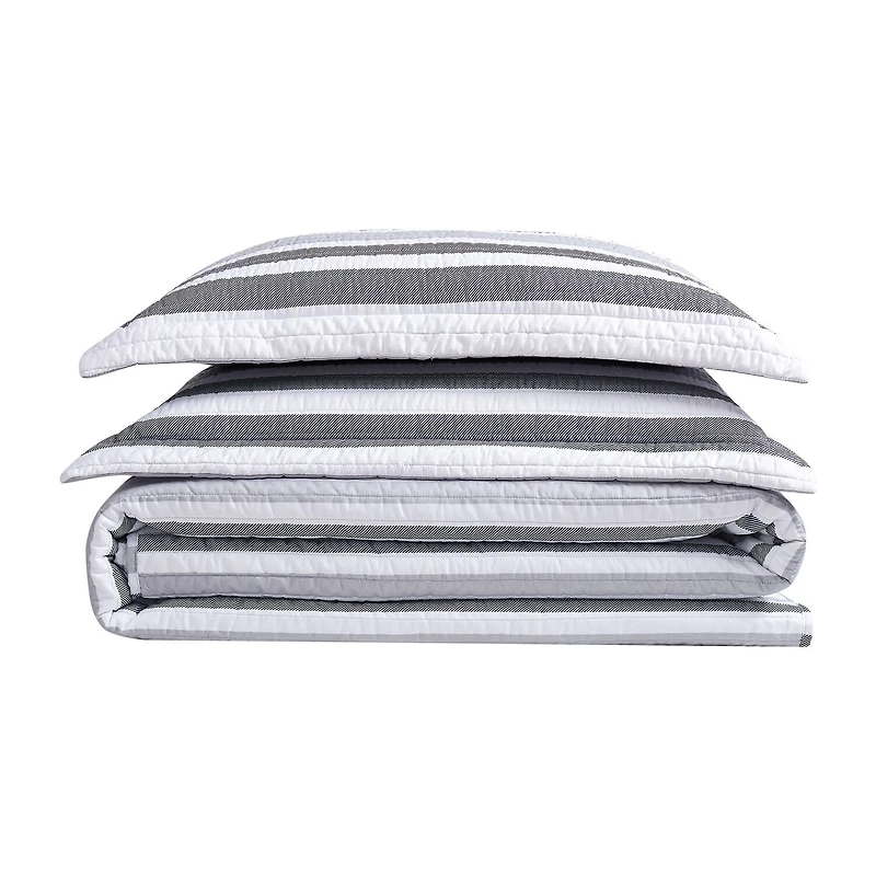 Truly Soft Curtis Stripe Quilt Set