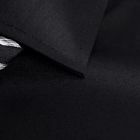 Haggar Mens Slim Fit Wrinkle Free Long Sleeve Dress Shirt