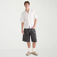 AEROPOSTALE Mens Short Sleeve Boxy Fit Button-Down Shirt