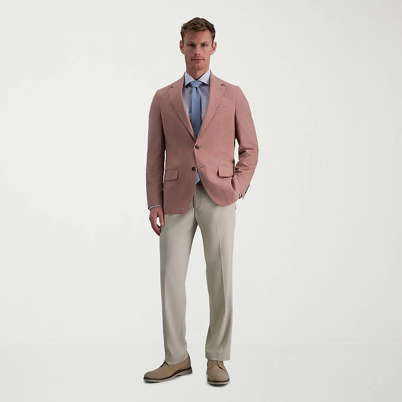 Haggar JMH Mens Plaid Slim Fit Sport Coat