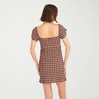 VOLCOM Womens Juniors Short Sleeve Sundress