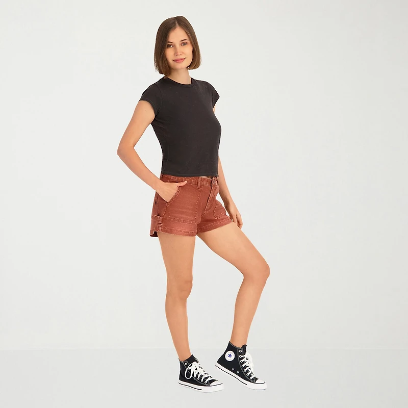 VOLCOM Juniors Womens Shortie Short