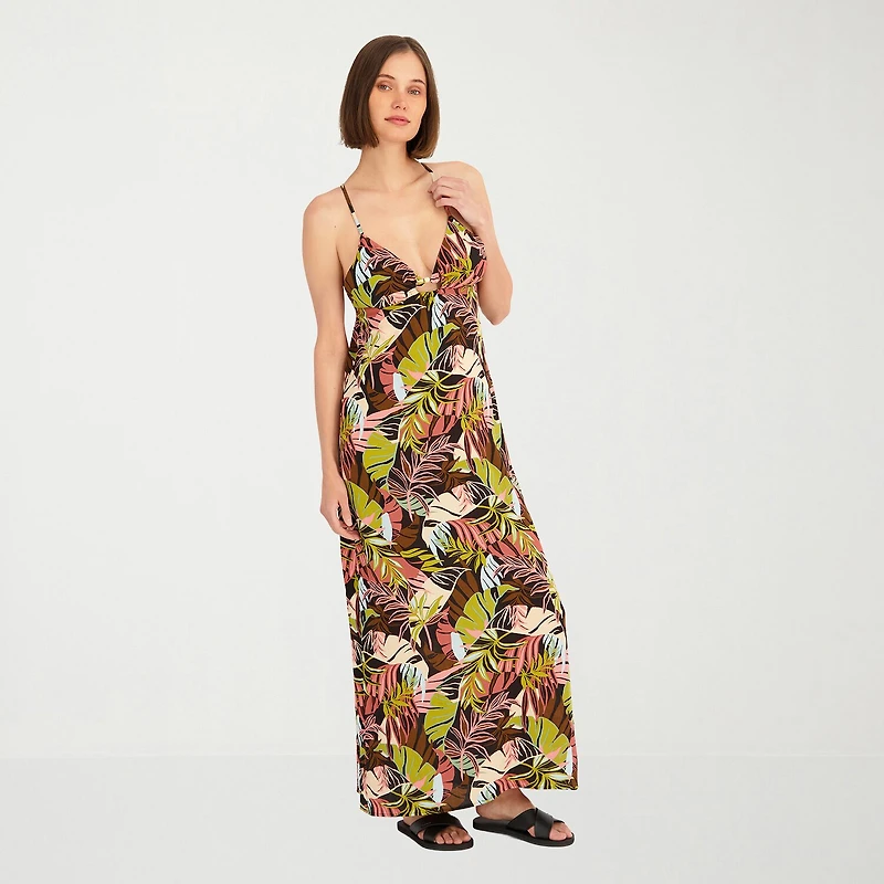 VOLCOM Womens Juniors Sleeveless Sundress