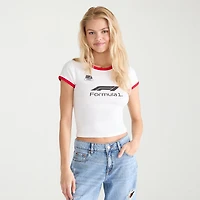 AEROPOSTALE Womens Juniors Crew Neck Short Sleeve Regular Fit Graphic T-Shirt