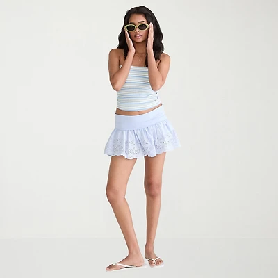 AEROPOSTALE Womens Juniors Flared Skirt