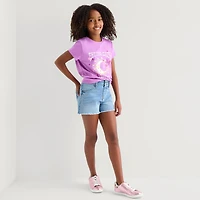 Vanilla Star Big Kid Girls High Rise Denim Short