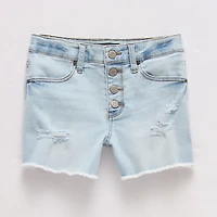 Vanilla Star Big Kid Girls High Rise Denim Short