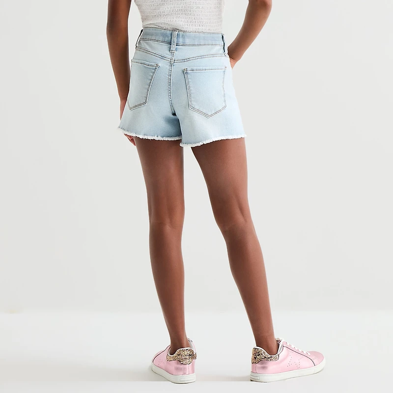 Vanilla Star Big Kid Girls High Rise Denim Short