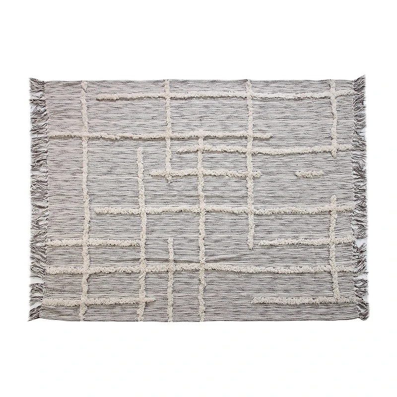 LR Home Ezra Stripe Washable Throw