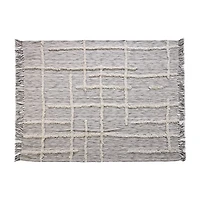 LR Home Ezra Stripe Washable Throw