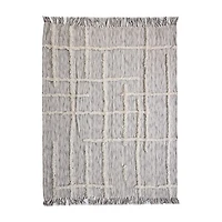 LR Home Ezra Stripe Washable Throw