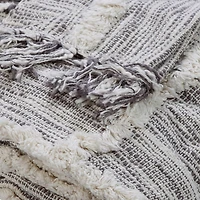 LR Home Ezra Stripe Washable Throw