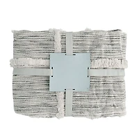LR Home Ezra Stripe Washable Throw