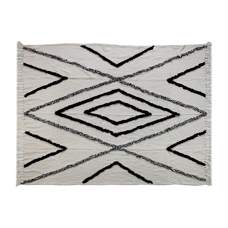 LR Home Logan Diamond Washable Throw