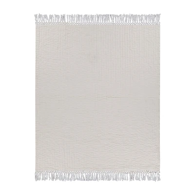 LR Home Lucy Solid Reversible Throw