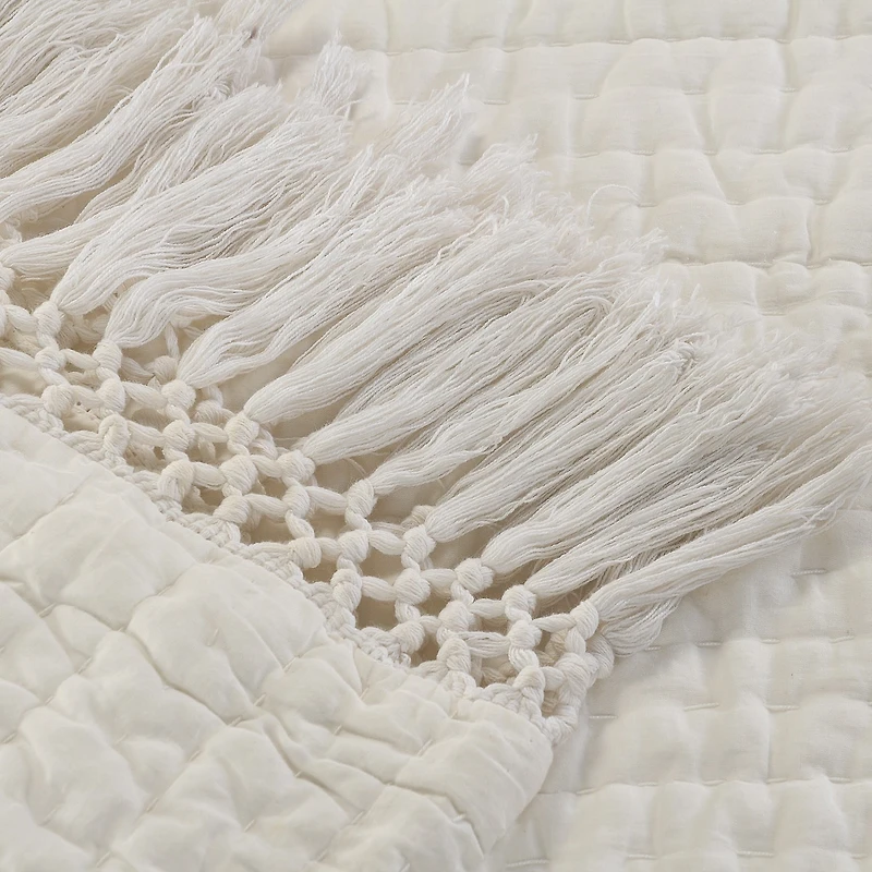 LR Home Lucy Solid Reversible Throw