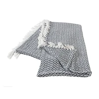 LR Home Ravy Diamond Washable Reversible Throw