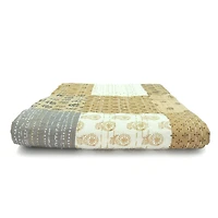 LR Home Kris Patchwork Midweight Throw