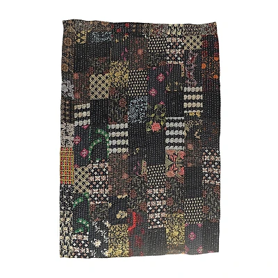 LR Home Kher Patchwork Midweight Throw