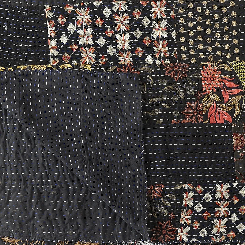 LR Home Kher Patchwork Midweight Throw