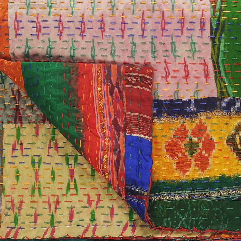 LR Home Arro Patchwork Midweight Throw