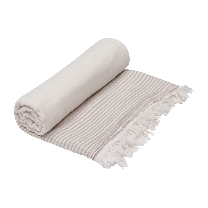 LR Home Sona Striped Midweight Throw