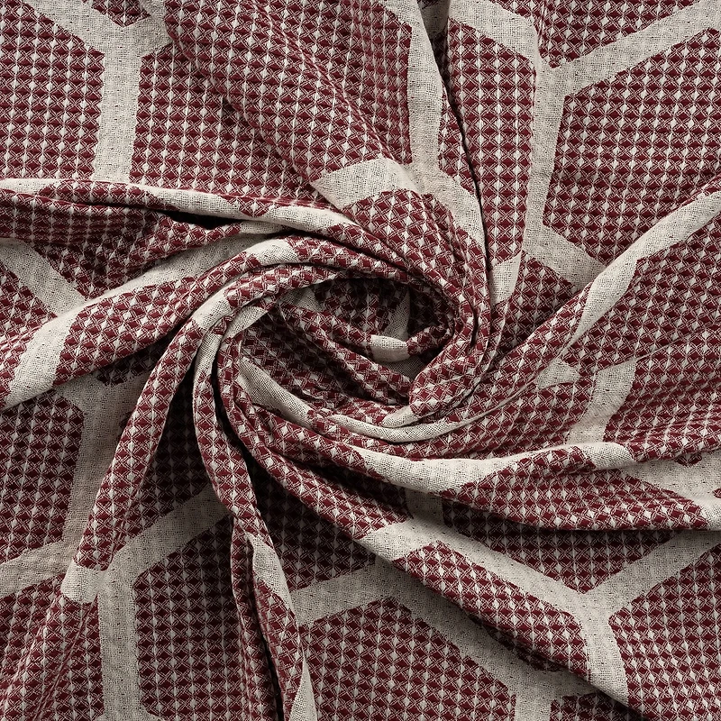 LR Home Ashe Geometric Washable Throw